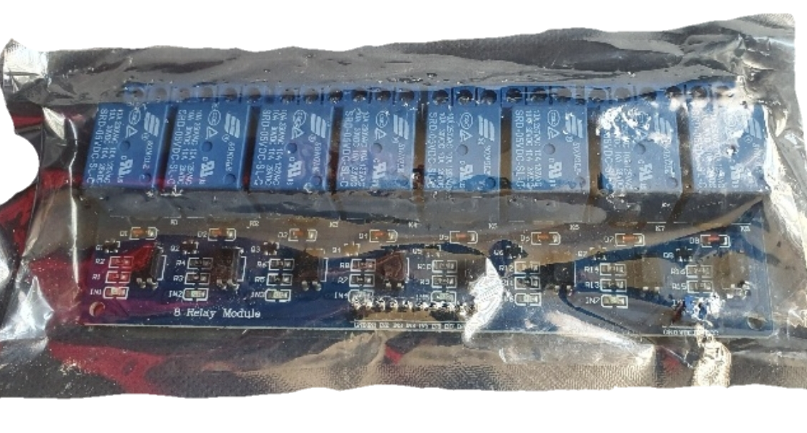 Relevador de 8canales / Songle / SRD-05VDC-SL-C 8 Canales /  $120.65Pesos MXN